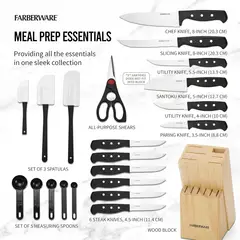 USA - Juego De Cuchillos Y Herramientas Para Cocina Con Base