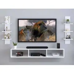 GENERICO - Repisa flotante mueble para TV 3HBC