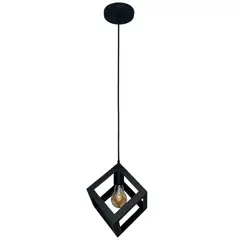 DECONCEPT - Lámpara de Techo Charlote Cubo Cuadrado Diseño Decorativo