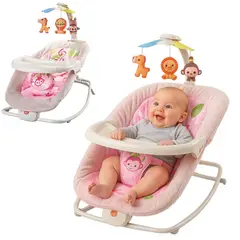 AMERICAN GENERICS - Silla Mecedora Rocker Para Bebes 2 En 1 De Bebe Hasta Niño