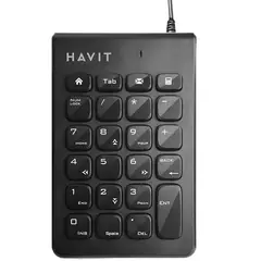 HAVIT - Teclado numérico KB223 una mano