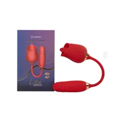 DISTRISEX - Vibrador con Bala Lotus Recargable Doble Estimulación Camtoyz