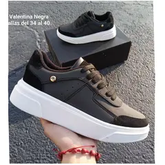 URBAN PLUS - TENIS PARA MUJER NEGRO