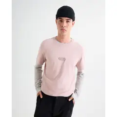 SEVEN SEVEN - Camiseta De Hombre Color Rosa Marca #45092658