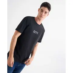 SEVEN SEVEN - Camiseta De Hombre Color Negro Marca #45092656