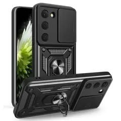 GENERICO - Funda Estuche Case Slider Compatible Con Tecno Spark 40 Pro 4G Negro