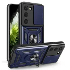 GENERICO - Funda Protector Cámara Slider Compatible Tecno Spark 40 Pro 4G Azul