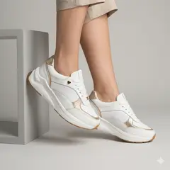 CALZADO BONT - Tenis CUERO Mujer Deportivo Blanco Bont Baru