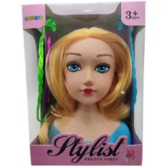 GENERICO - Cabeza De Muñeca Stylist Para Peinar Y Maquillar Niñas