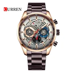 CURREN - Reloj Cronografo 8391 Para Hombre - Cobre