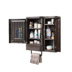 COLPLAST - Gabinete Para Baño Arrecife Wengue