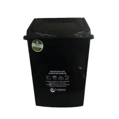 COLPLAST - Papelera Vaivén 22 Lt Negra