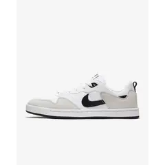 NIKE - Tenis Hombre SB Alleyoop CJ0882-100 Blanco Negro Skate