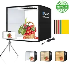 ONE PIXEL - Caja De Luz Led 30x30cm 6 Fondos Portátil Regulable