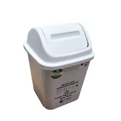 COLPLAST - Papelera Vaivén 10 Lt Blanca