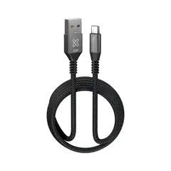 KLIP XTREME - KX USB-A to USB-C Cable 30W 480mbps 6ft 18m Braided