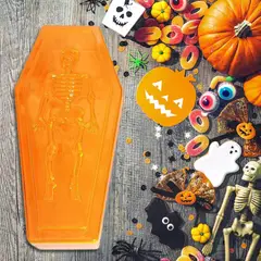 GENERICO - Caja Dulcero De Ataud Para Halloween Decoracion