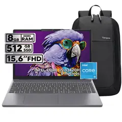 LENOVO - PORTÁTIL INTEL CORE I5-13420H 8GB RAM 512GB SSD 15.3" FHD WUXGA + BOLSO TARGUS