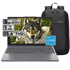 LENOVO - PORTÁTIL INTEL CORE I5-13420H 8GB RAM 1TB SSD 153 FHD WUXGA + BOLSO TARGUS