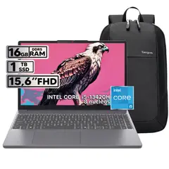 LENOVO - PORTÁTIL INTEL CORE I5-13420H 16GB RAM 1TB SSD 153 FHD WUXGA + BOLSO TARGUS