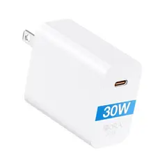 DANKI - Cargador Compacto 30W Puerto Tipo C Ligero Tecnologia Carga Uso Diario