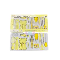 FRAGOLA KIDS - Kit Aseo Higiene Para Bebe 13 Pzas Amarillo Unisex