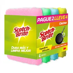 3M - Esponja Curly P2LL4 Scotch Brite