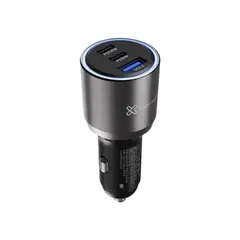 KLIP XTREME - KX Car Charger 140W Max 2xUSB-C PD140W PD30W + USB-A QC 30 PD140W + PD30W + QC30