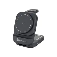 KLIP XTREME - KX Charger Wireless 3 in 1 Smartphone-TWS earbuds Case-Applewatch Portable