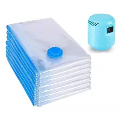 GENERICO - 5 Bolsas Ahorradoras De Espacio Al Vacio 100x70 Bomba Elect