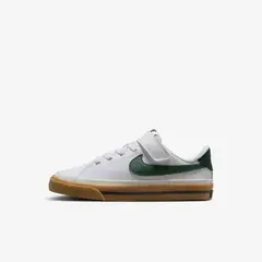 NIKE - Tenis Niño Court Legacy BPV DA5381-134 Blanco Verde Casual