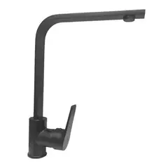 TAUMM - Llave Monomando Lavaplatos De Lujo Notte Negro Mate