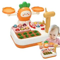 AMERICAN GENERICS - Juguete Para Bebes Multifuncional 4en1 Balanza De Zanahoria