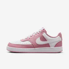 NIKE - Tenis Mujer Court Vision Lo NN DH3158-603 Blanco Rosado Casual