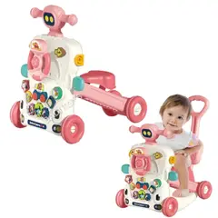 AMERICAN GENERICS - Andadera Para Bebe 5 En 1 Musical Con Tablero Didactico