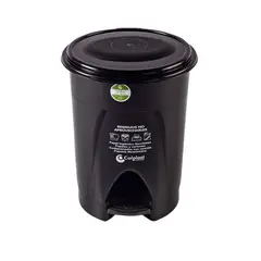 COLPLAST - Papelera Pedal 25 Litros Negra