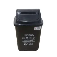 COLPLAST - Papelera Vaiven 5 Litros Negra