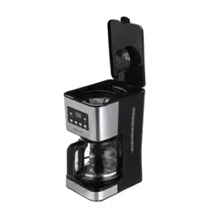 SOKANY - Cafetera Eléctrica Programable CM-121E 12 Tazas con Pantalla Digital