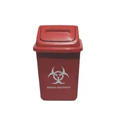 COLPLAST - Papelera Vaiven 7 Litros Roja