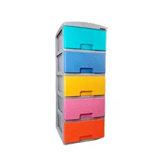 COLPLAST - Practimueble Grande X 5 Rattan Pastel