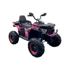 BEBESUNITA - Cuatrimoto Electrica Niño-niña 4x4 Llanta Goma Usb 12v 8 Año