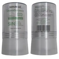 GENERICO - DESODORANTE PIEDRA ALUMBRE 100% NATURAL 120 gr