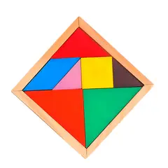 GENERICO - Juego Mesa Tangram Madera Aprendizaje Cognitivo Mediano