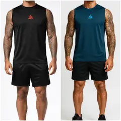RIPPLE FT - Combo x2 Camisetas Deportivas Control Sudor Originales RIPPLE