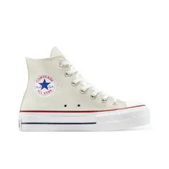 CONVERSE - Tenis Botas Chuck Taylor All Star Lift Mujer-Beige