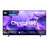 SAMSUNG - Televisor 75 Pulgadas Cristal 4K Vision AI Smart TV 2025 UN75U8200FK