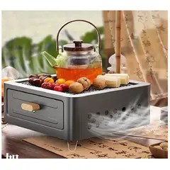 GENERICO - Estufa Mediana Multifuncional de carbon Para Parrilla Té y Barbacoa