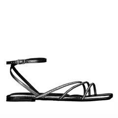 FRATTINI BELA - Sandalia de Mujer marca en Color NEGRO PLATA  SAND651