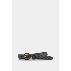 VELEZ - Vélez Cinturón Doble Faz De Cuero Para Mujer Monogram Negro