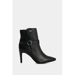 VELEZ - Vélez Botines Calix De Cuero Para Mujer Silueta Office Negro